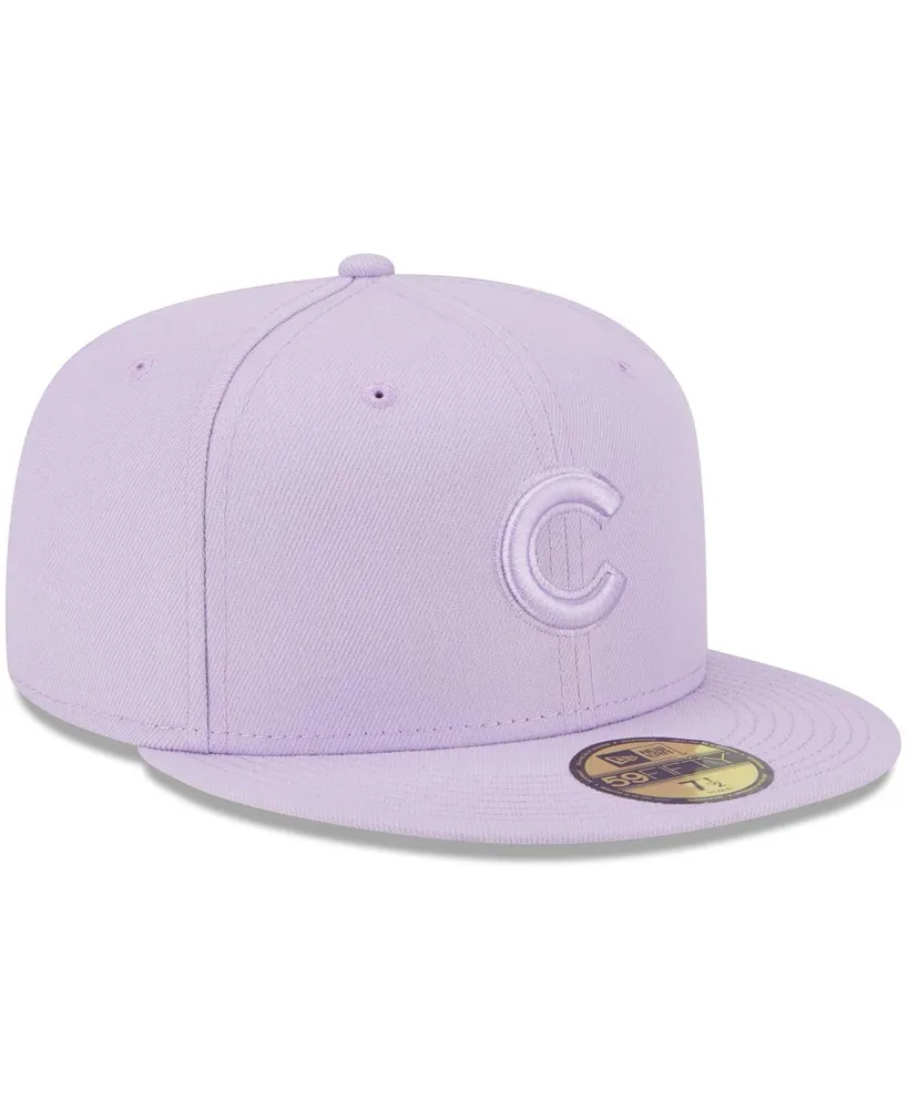 Men's New Era Lavender Chicago Cubs 2023 Spring Color Basic 59FIFTY Fitted Hat