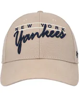 Men's and Women's '47 Brand Khaki New York Yankees Atwood Mvp Adjustable Hat