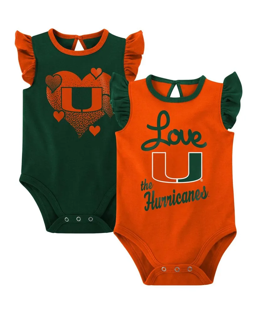 Outerstuff Girls Newborn and Infant Royal, Orange Florida Gators Too Much  Love Two-Piece Bodysuit Set