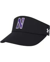 Men's Under Armour Black Northwestern Wildcats Blitzing Visor