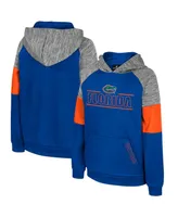 Big Boys Colosseum Royal Florida Gators Live Hardcore Raglan Pullover Hoodie