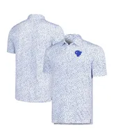 Men's Antigua White Los Angeles Rams Motion Polo Shirt