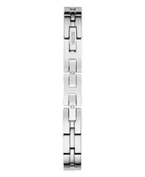 Guess Women's Analog Silver-Tone Stainless Steel Watch 27mm - Silver