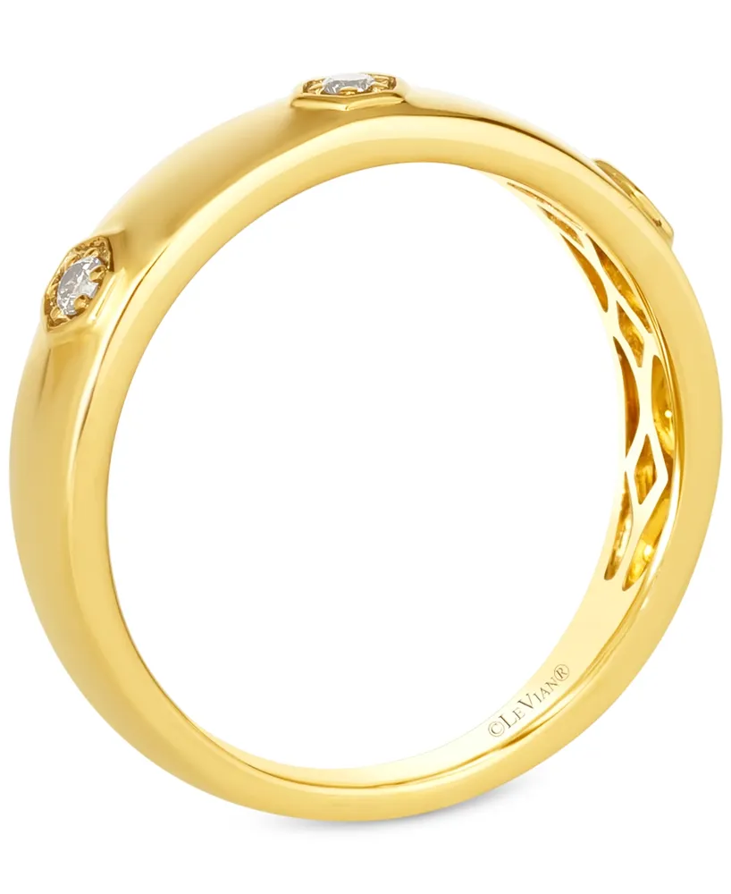 Le Vian Anywear Everywear Nude Diamond Polished Band (1/10 ct. t.w.) 14k Gold (Also Available Rose or White Gold)