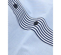 Tayion Collection Men's Slim-Fit Stripe-Placket Dress Shirt