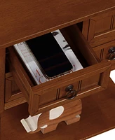 Convenience Concepts 23.75" Mdf Kendra 3 Drawer Hall Table with Shelf