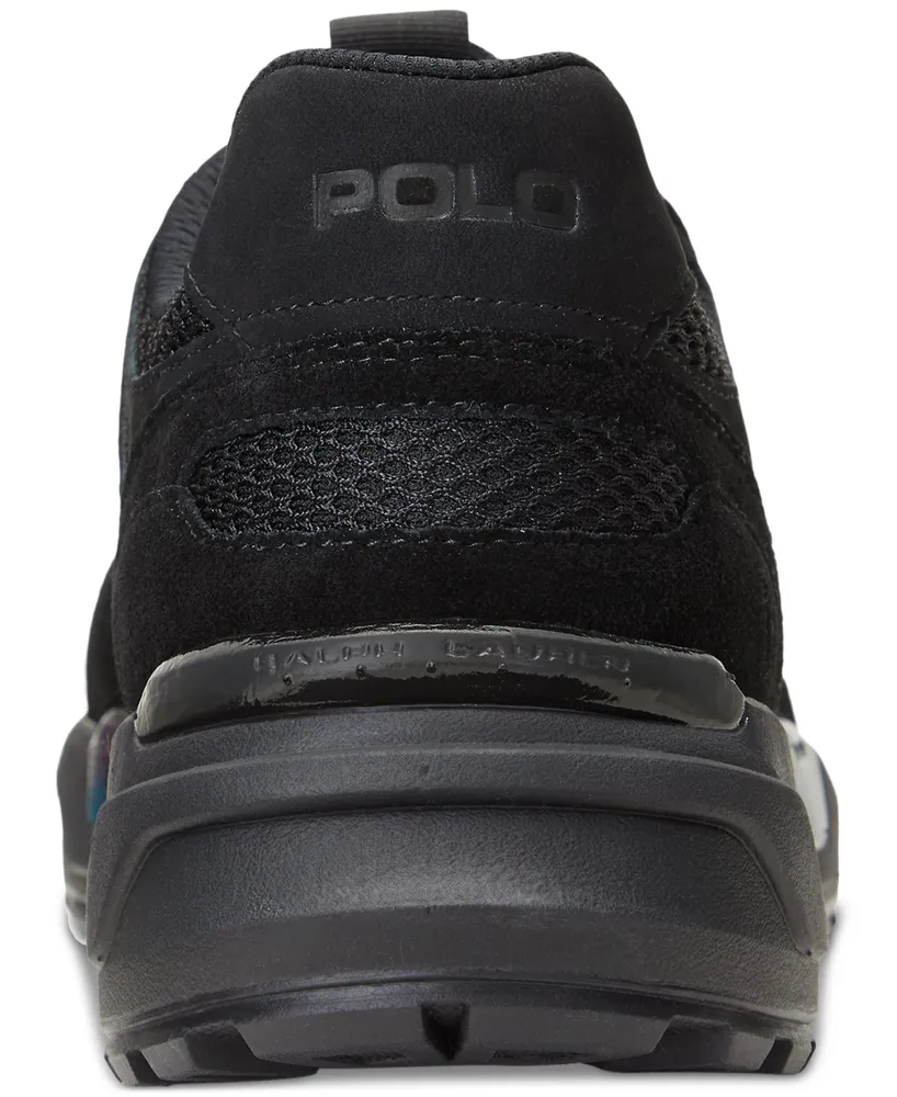 Polo Ralph Lauren Men's Jogger Suede & Mesh Sneaker