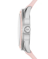 Michael Kors Women's Jessa Multifunction Blush Silicone Watch 40mm