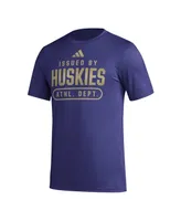 Men's adidas Purple Washington Huskies Aeroready Pregame T-shirt