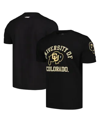 Men's Pro Standard Black Colorado Buffaloes Classic Stacked Logo T-shirt