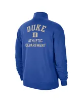 Men's Nike Royal Duke Blue Devils Campus Athletic Department Quarter-Zip Sweatshirt