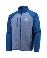 Men's G-iii Sports by Carl Banks Royal 2022 Mlb All-Star Game Runner's Track Raglan Full-Zip Jacket