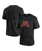 Men's Fanatics Black Minnesota Golden Gophers Camo Logo T-shirt