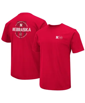 Men's Colosseum Scarlet Nebraska Huskers Oht Military-Inspired Appreciation T-shirt