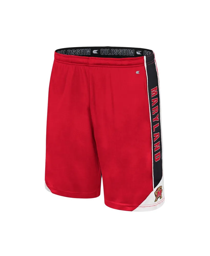 Men's Colosseum Red Maryland Terrapins Haller Shorts