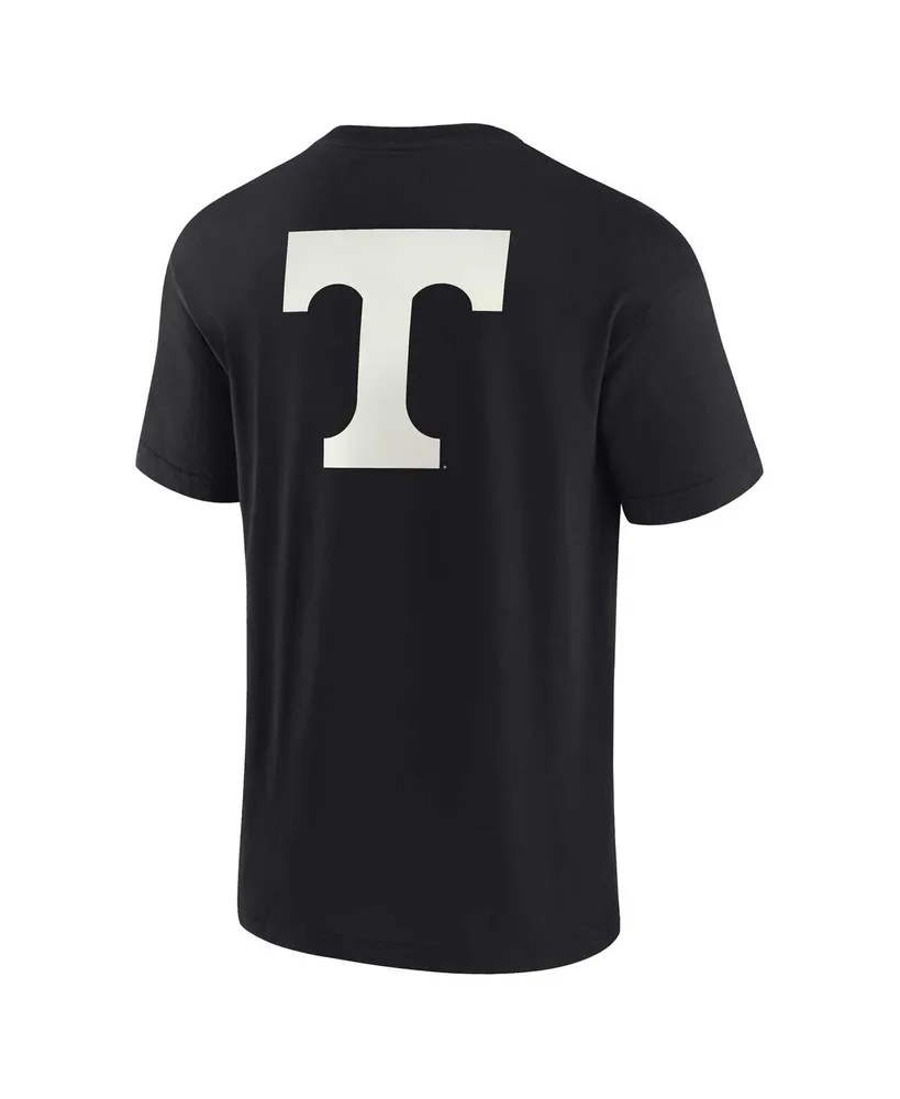 Men's and Women's Fanatics Signature Black Tennessee Volunteers Super Soft Short Sleeve T-shirt