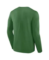 Men's Fanatics Green Oregon Ducks Campus Long Sleeve T-shirt