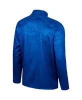 Men's Colosseum Blue Ucla Bruins The Machine Half-Zip Jacket