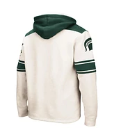 Men's Colosseum Michigan State Spartans 2.0 Lace-Up Pullover Hoodie