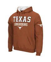 Men's Colosseum Burnt Orange Texas Longhorns Sunrise Pullover Hoodie