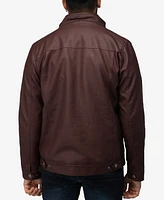 X-Ray Men's Faux Shearling Lining Utility Jacket