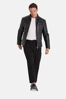 Men's Fashion Jacket, Nappa Black