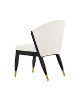 Manhattan Comfort Ola 21.46" Wide Boucle Upholstered Dining Chair