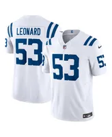 Nike Men's Shaquille Leonard Indianapolis Colts Indiana Nights Alternate Vapor F.u.s.e. Limited Jersey