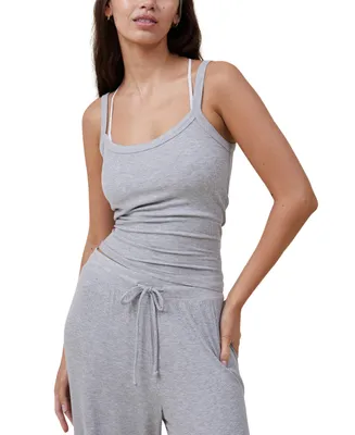 Cotton On Women's Sleep Recovery Scoop Neck Singlet Top