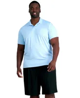 Haggar Men's Big & Tall Cool 18 Pro Classic-Fit Stretch Pleated 9.5" Shorts