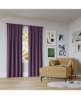 Rianna Theater Grade Extreme 100% Blackout Rod Pocket Curtain Panel