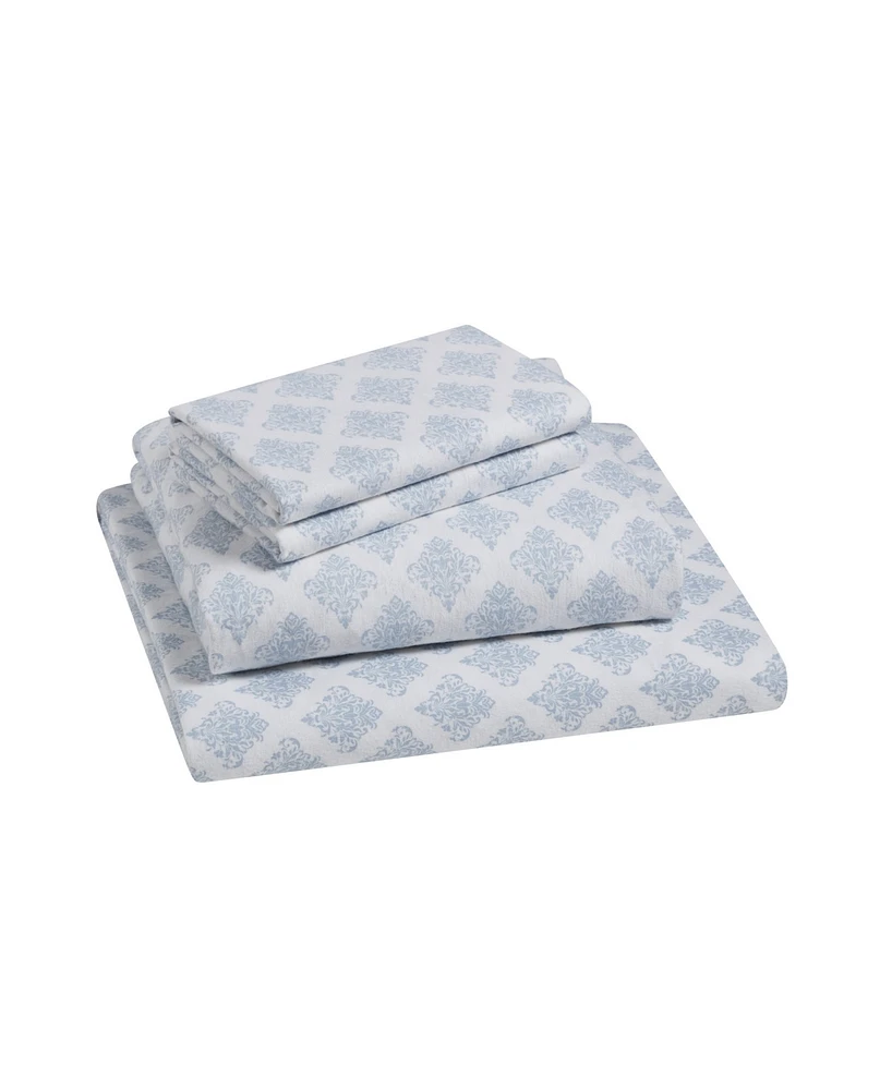 Tahari Home Alexa 100% Cotton Flannel 3-Pc. Sheet Set, Twin