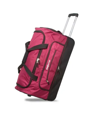 World Traveler 28-Inch Denim Drop Bottom Sport Rolling Duffel Bag