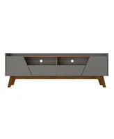 Manhattan Comfort Marcus 70.86" Medium Density Fiberboard 4-Shelf Tv Stand