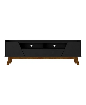 Manhattan Comfort Marcus 70.86" Medium Density Fiberboard 4-Shelf Tv Stand