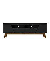 Manhattan Comfort Marcus 70.86" Medium Density Fiberboard 4-Shelf Tv Stand