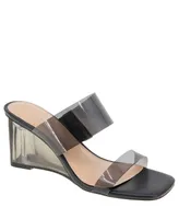 BCBGeneration Women's Lorie Double Band Wedge Sandal