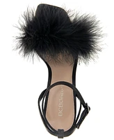 BCBGeneration Women's Relby Feathered High-Heel Two-Piece Dress Sandals