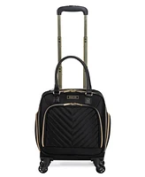 Chelsea Softside Chevron 2pc Carry-On Underseater Luggage + Matching 15" Laptop Backpack Set