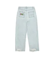 Cross Colours Mens Oversize Denim Graffiti Jean