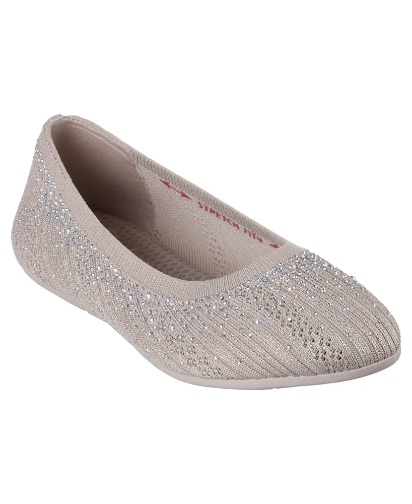 Skechers Women's Cleo 2.0 - Glitzy Days Slip-On Casual Ballet Flats from Finish Line