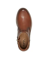 Earth Women's Jenna Round Toe Casual Stacked Heel Booties