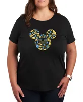 Air Waves Trendy Plus Size Disney Hanukkah Graphic T-shirt