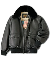 Landing Leathers Men G-1 Leather Flight Bomber Jacket