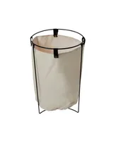 Household Essentials Iron Laundry Hamper with Removable Bag