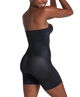 Leonisa Women's Strapless Sculpting Step-in Body Shaper with Short Bottom