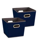 Household Essentials Medium Tapered Bins, 2 pc Set