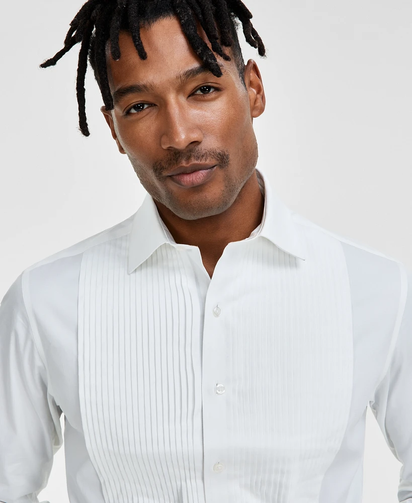Alfani Men's Slim-Fit Solid Tuxedo Shirt, Created for Macy's