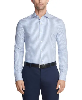 Tommy Hilfiger Men's Flex Essentials Wrinkle Resistant Stretch Dress Shirt