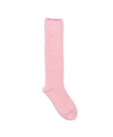 Muk Luks Womens Micro Chenille Knee High Socks